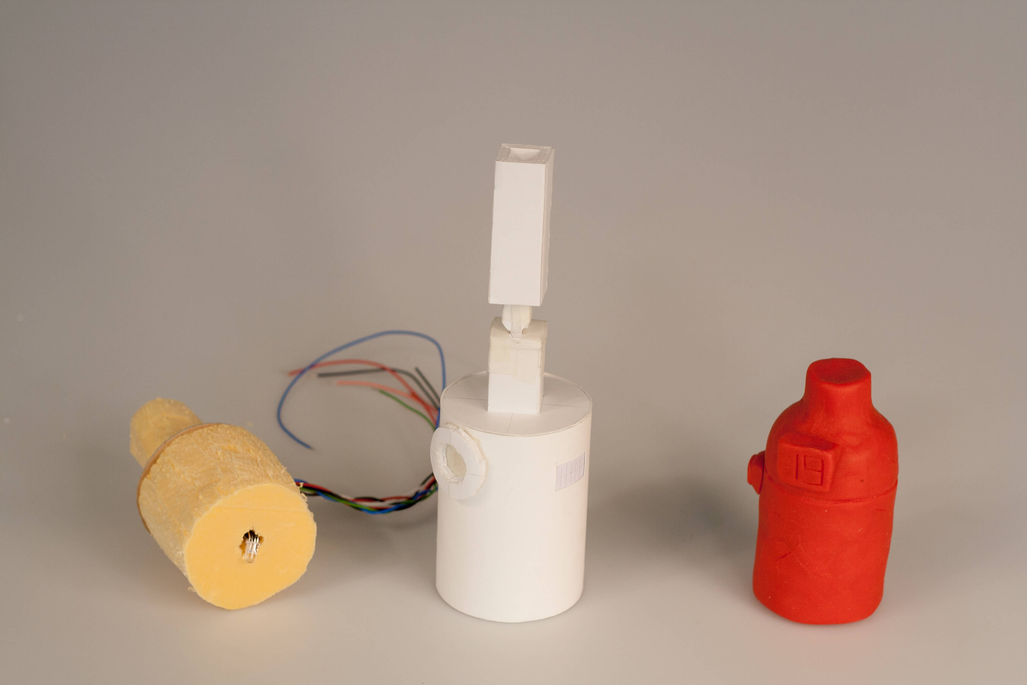 various prototypes with dirrerent detail